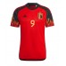 Belgien Romelu Lukaku #9 Heimtrikot WM 2022 Kurzarm